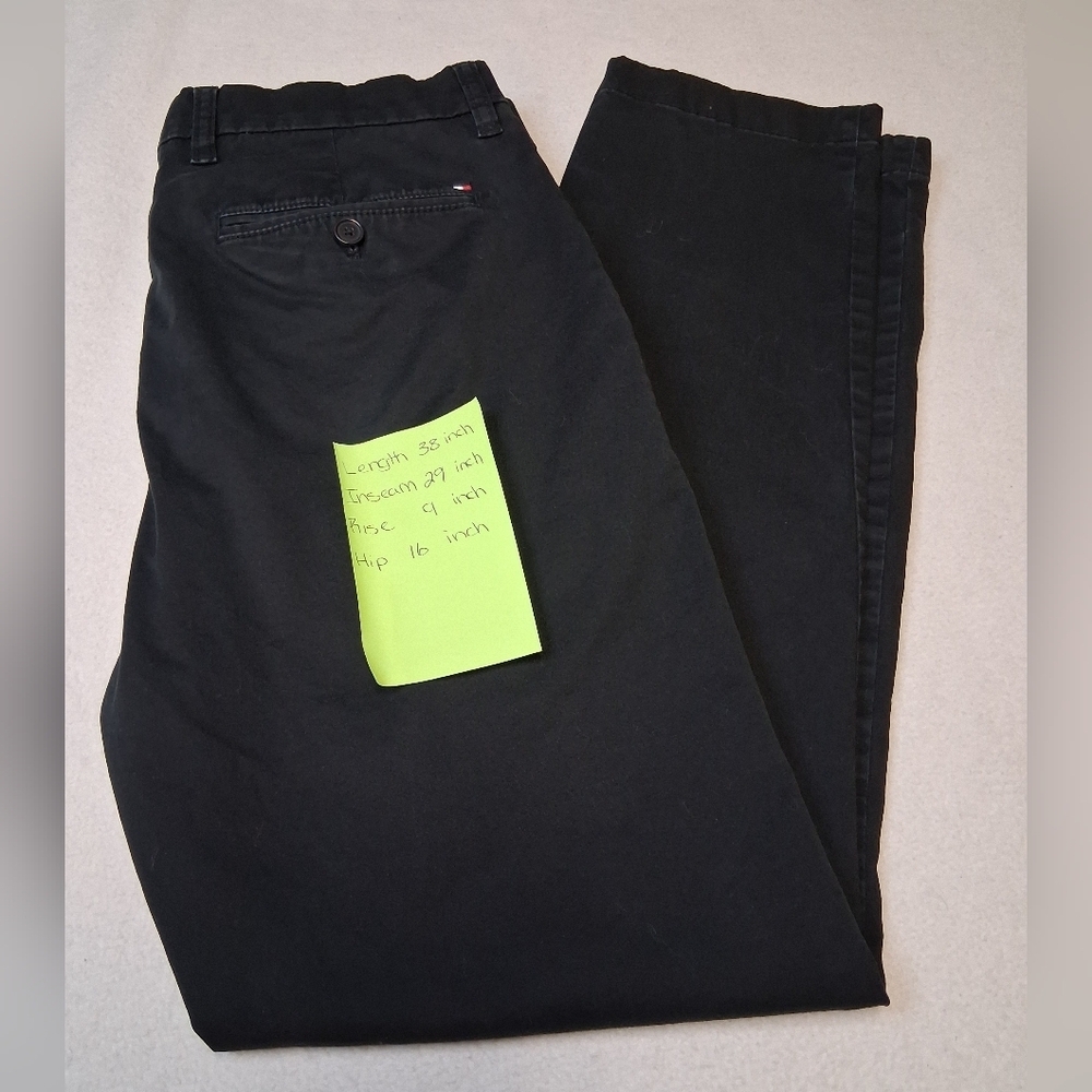 Tommy Hilfiger Black Pants with Clean Finish